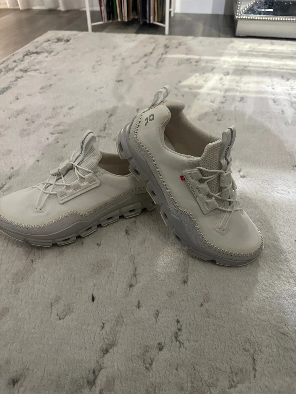 Women's OC off white Casual Lace-Up Sneaker